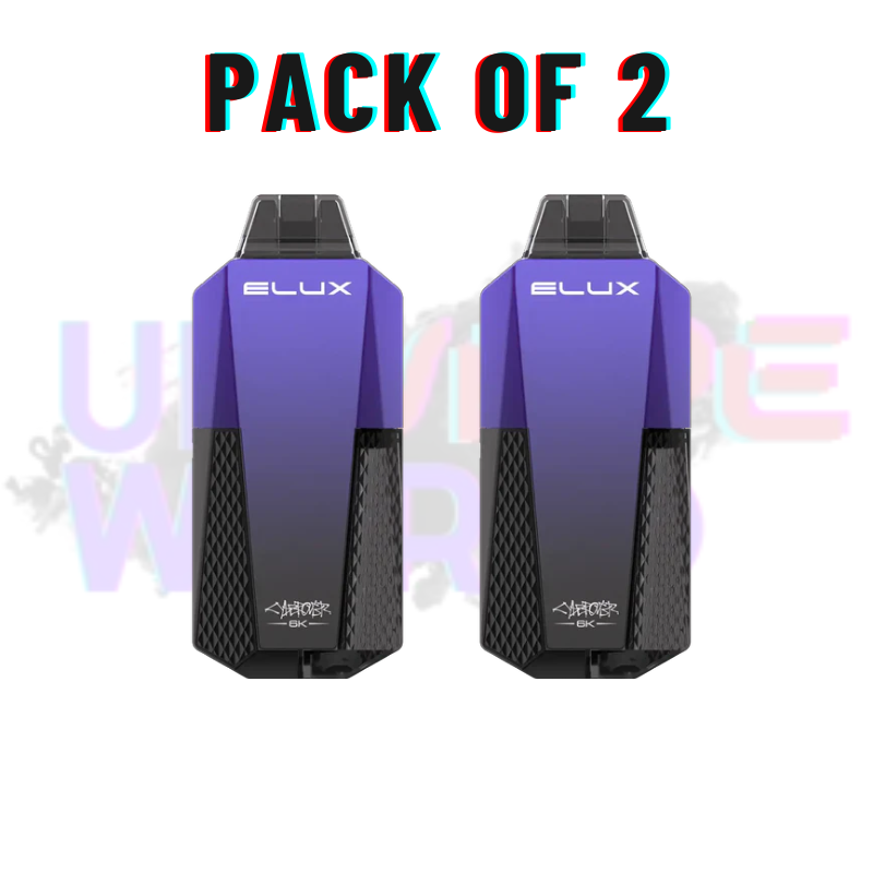 Blue Sour Raspberry Elux CyberOver 6000 Puff 6K Pod Vape Kit
