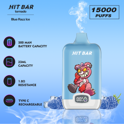 Hit Bar 15K Puff ONU MAX GD-401 Fruit Flavor Portable Stylish High-quality E-lectronic c igarette Vape E-liquid V aporizer Pod system Include Nicotine