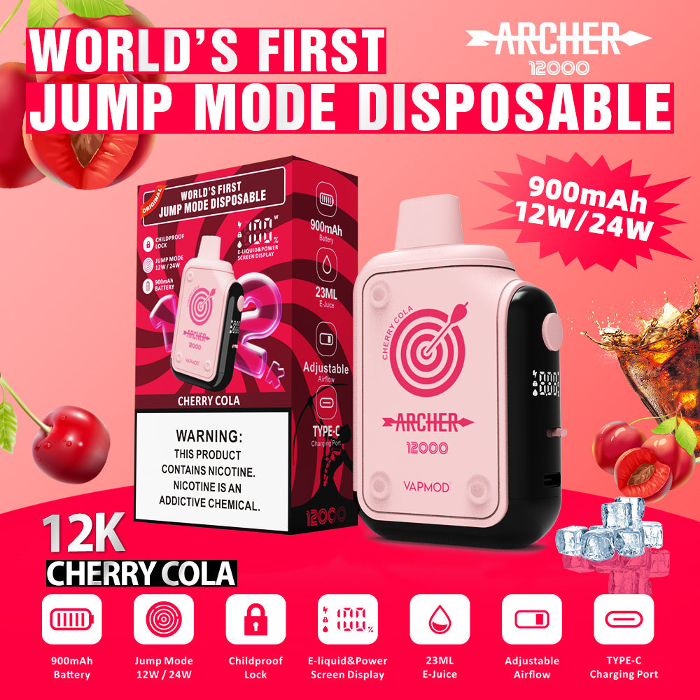 VAPMOD ARCHER 12000 Puffs Disposable Vape Wholesale