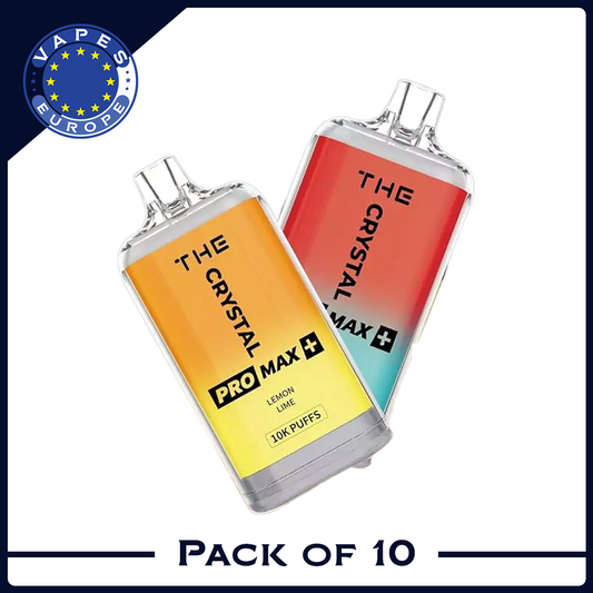 Crystal Pro Max+ 10000 Puffs ZERO NICOTINE Disposable Vape (Box of 10)