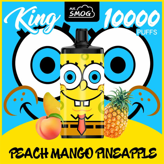 10000 Puffs Disposable Vape - 20mL, 5% Nic Salt, Dual Mesh Coil