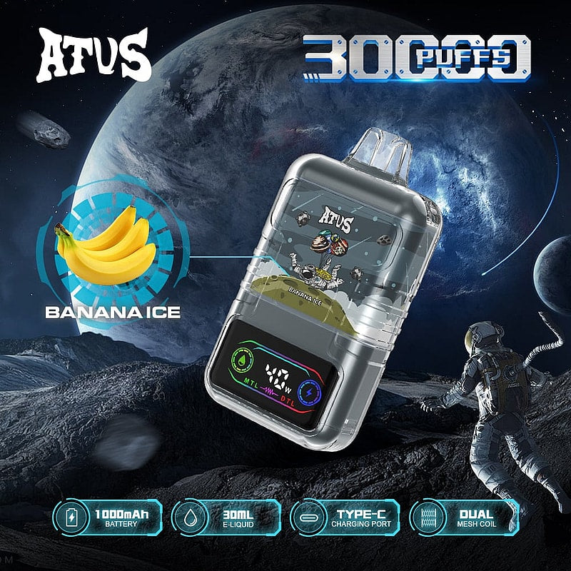 ATVS 30000 Puffs :DTL/MTL Disposable Vape with Adjustable Airflow
