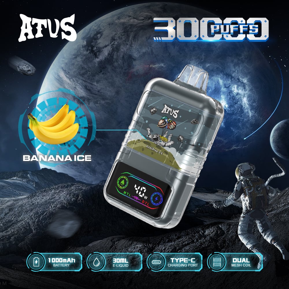 ATVS 30000 Puffs :DTL/MTL Disposable Vape with Adjustable Airflow