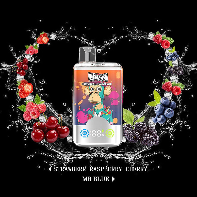 Uwin Crystal Twins 40000 Puffs Dual Flavors Disposable Vape –Ultimate Vaping Experience