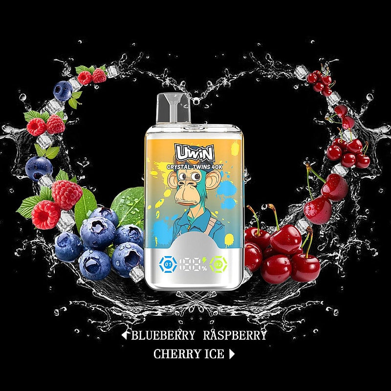 Uwin Crystal Twins 40000 Puffs Dual Flavors Disposable Vape –Ultimate Vaping Experience