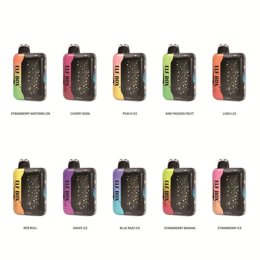 ELF BOX Pulse X 25000 Puffs - 18mL, 5% Nic Salt, Dual Mesh Coil