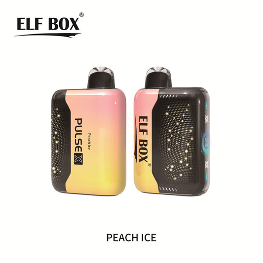 Elf Box 25000 Puffs 25k Puff Digital Screen Disposable Vapes Dual Mesh Coil Electronic Cigarette Vape