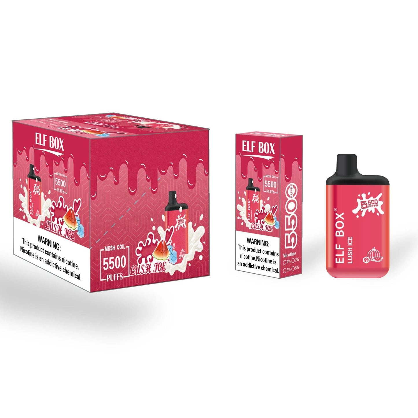 ELF BOX 5500 Disposable Vape 5500 Puffs Authentic E Cigarette Pen