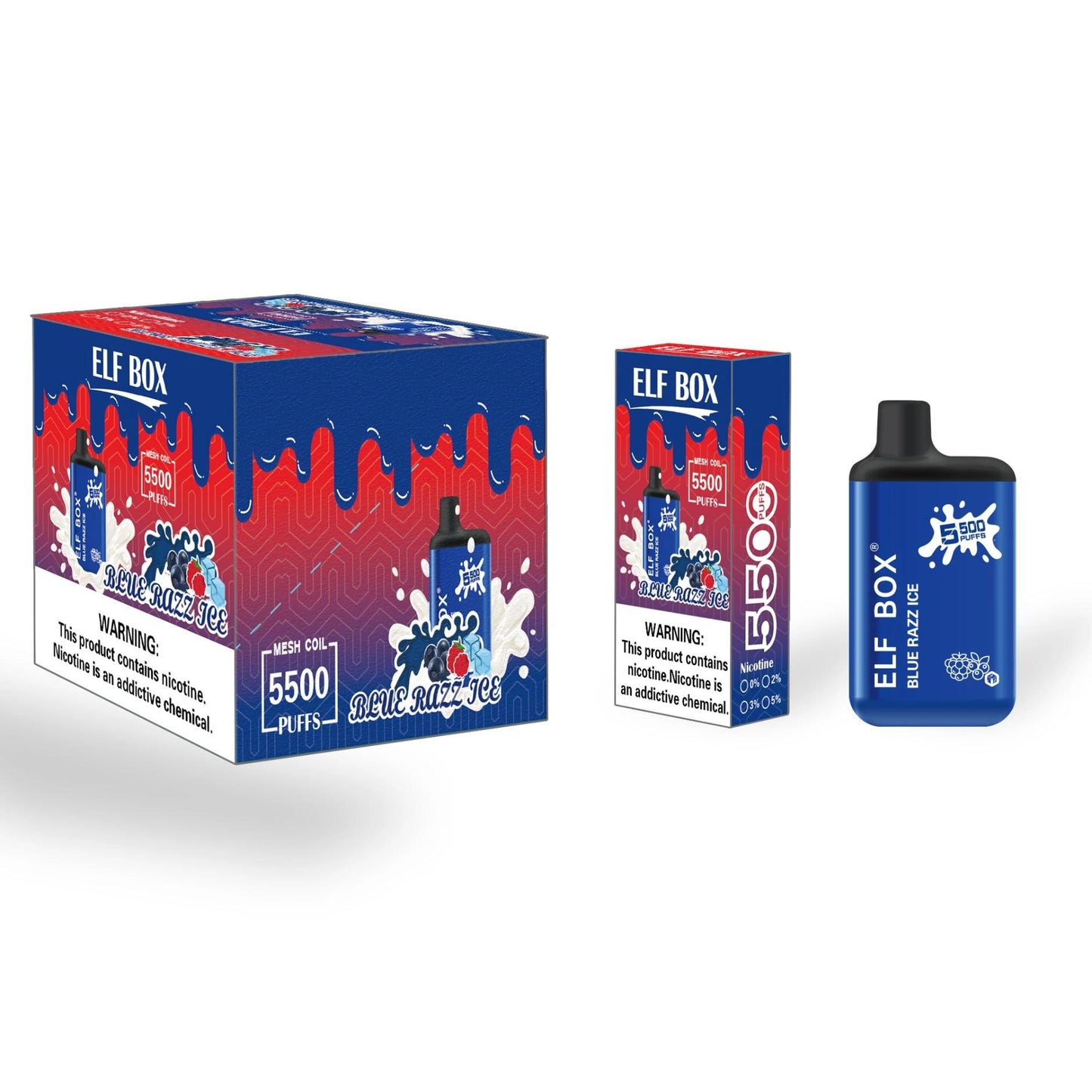 ELF BOX 5500 Disposable Vape 5500 Puffs Authentic E Cigarette Pen