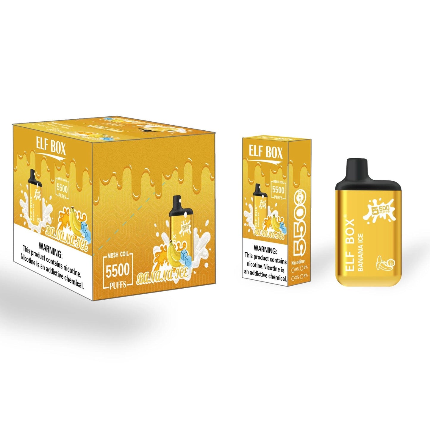 ELF BOX 5500 Disposable Vape 5500 Puffs Authentic E Cigarette Pen