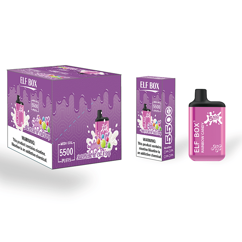 ELF BOX 5500 Disposable Vape 5500 Puffs Authentic E Cigarette Pen