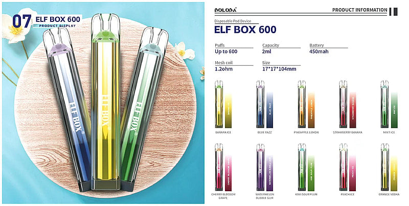 ELF BOX 600 Puffs 2% Nicotine Disposable Vape Pen
