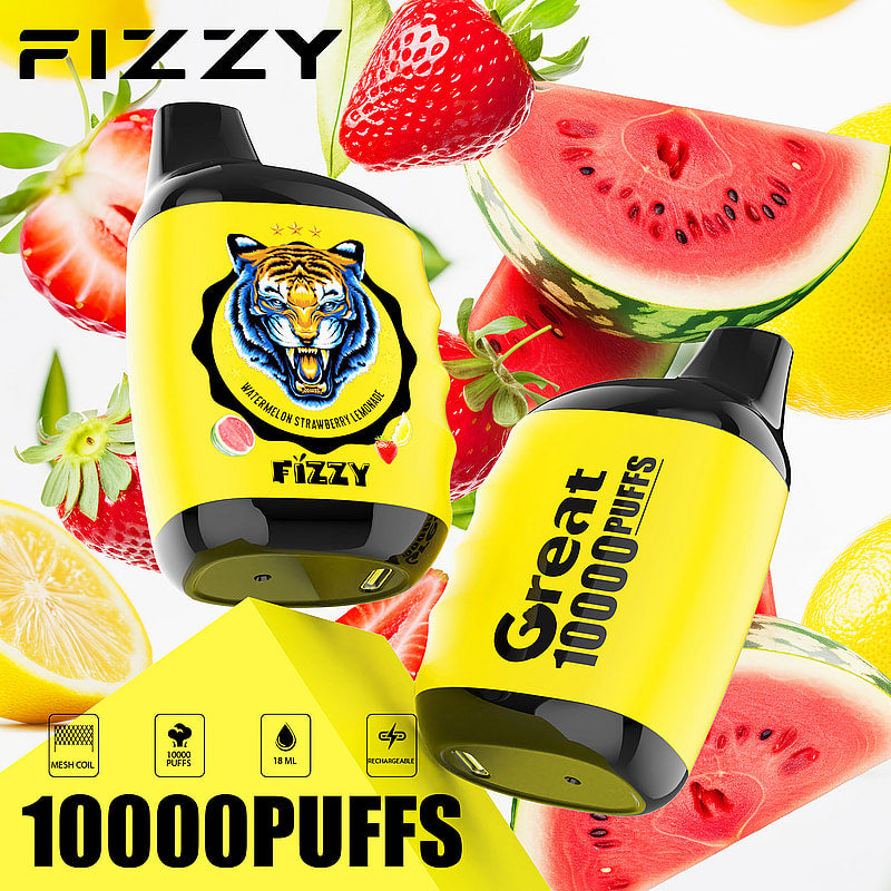 FIZZY Great – Compact 10K Puffs Disposable Vape | Mesh Coil & 18ML E-Liquid