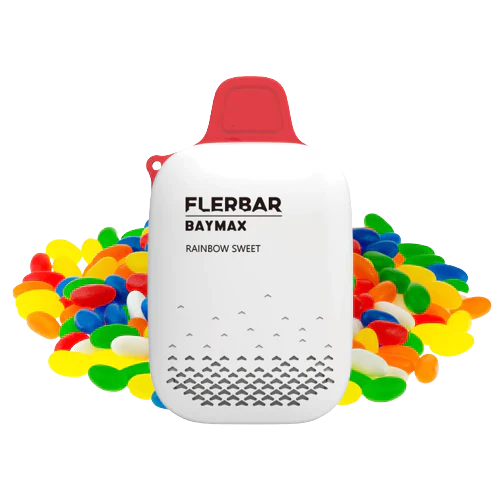 Pack of 5 FLERBAR BAYMAX 3500 DISPOSABLE POD DEVICE 0MG nic with Best New flavours