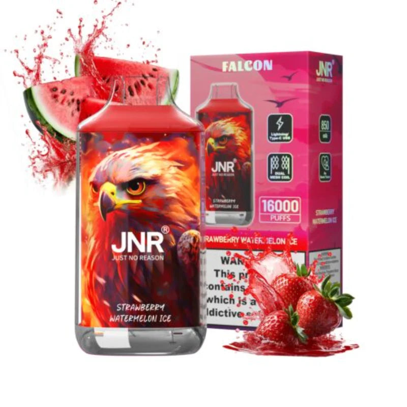JNR Falcon 16000 Puffs Disposable Vape-850mAh Battery, 22ml E-liquid, Multiple Nicotine 10 Flavors