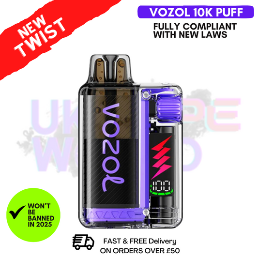 Grape Ice Vozol 10000 10K Puff Vista Plug Kit