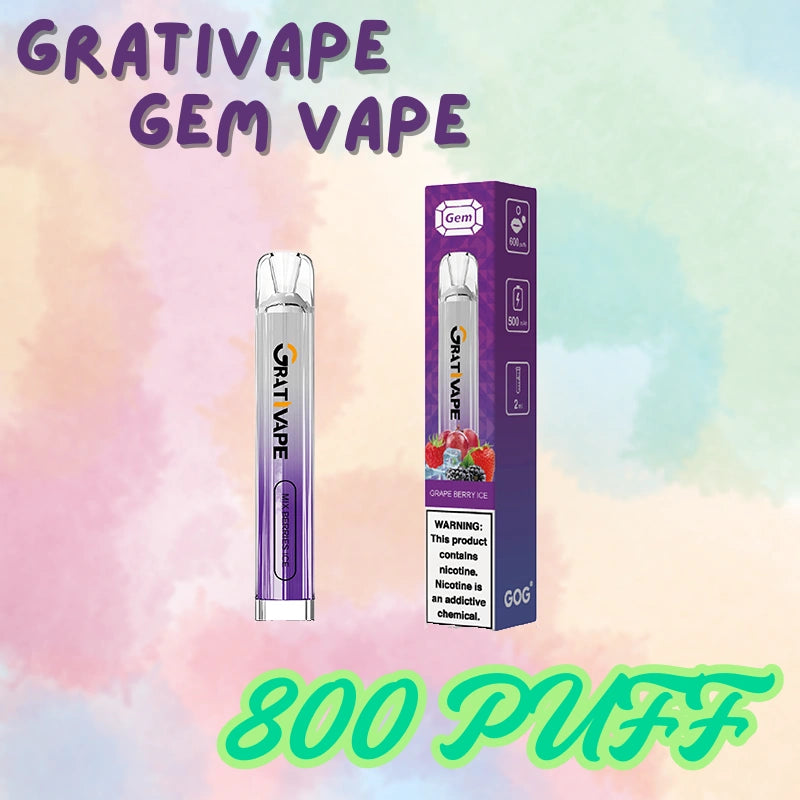 Grativape Gem Disposable 800 Puffs Bulk Vape Cheaper Price
