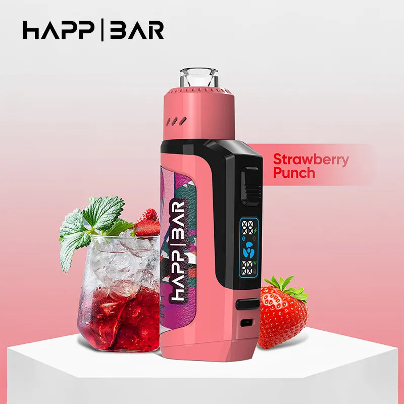 Happ Bar Ss 16000 Puffs Dtl Vape Led Screen Display Rechargeable E Cigarette Disposable Vape