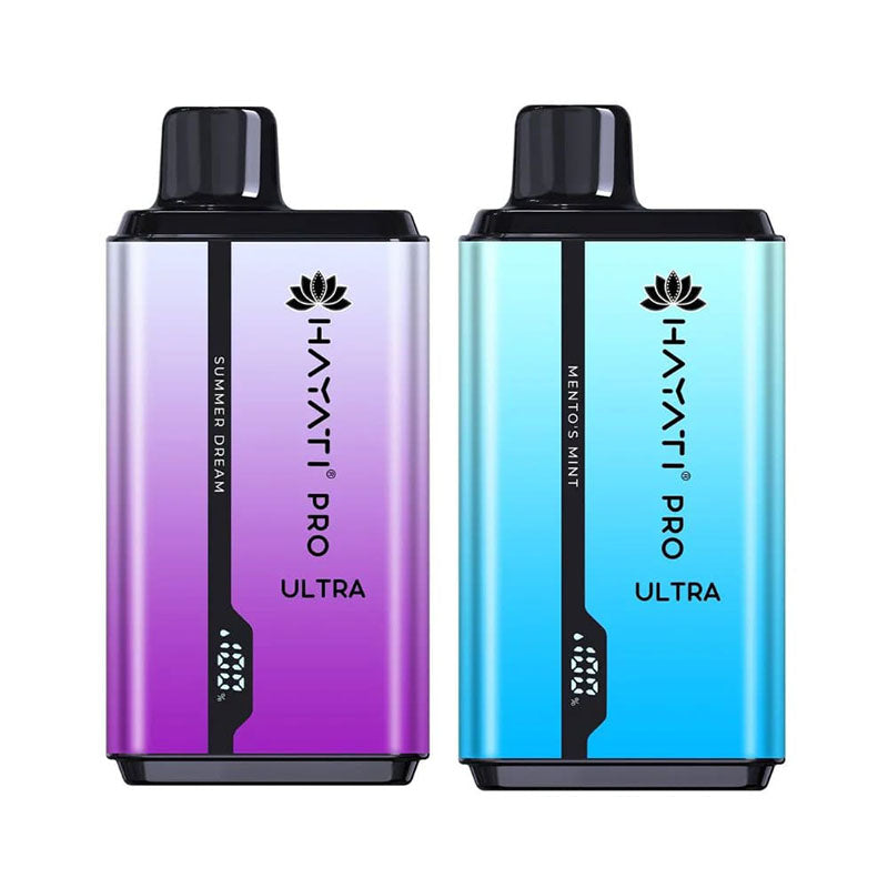 Hayati Pro Ultra 15000 | Dual-Tank Disposable Vape | 15K Puffs | 24ml E-Liquid