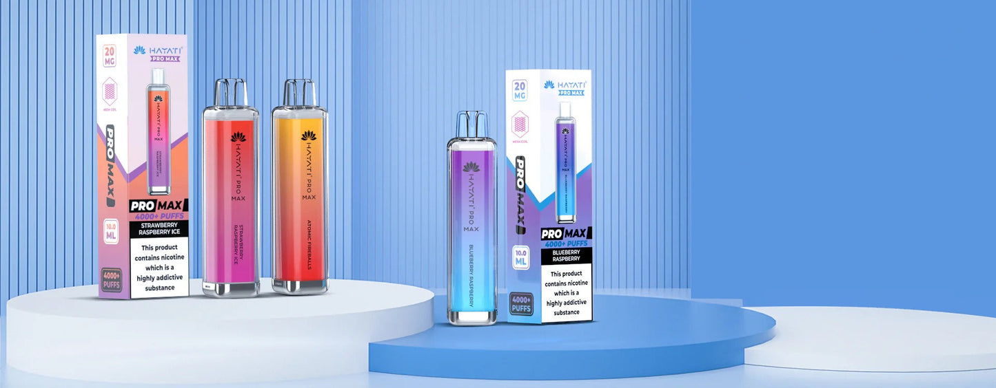 HAYATI PRO MAX 4000 DISPOSABLE VAPE 20mg Mesh Coil