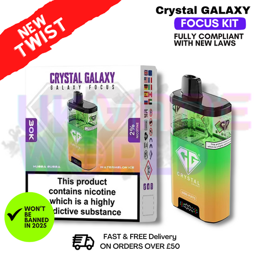 Hubba Bubba Crystal Galaxy 30K Puff Kit