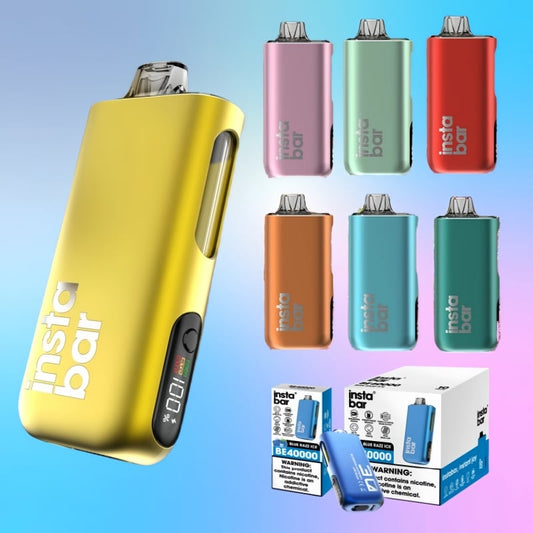 Insta Bar Be 40000 Puffs Adjustable Airflow 5% Nicotine Disposable Vapes