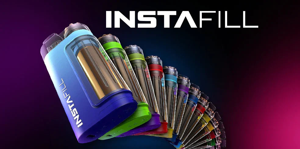 Pack of 5pc  ZAP INSTAFILL DISPOSABLE VAPE KIT 20 mg 3500 PUFF with 10 ml Pre-Filled Eliquid. TPD UK