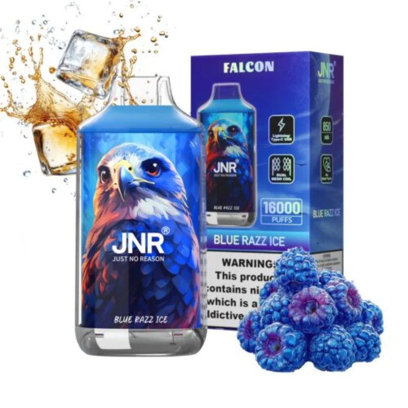 JNR Falcon 16000 Puffs Disposable Vape-850mAh Battery, 22ml E-liquid, Multiple Nicotine 10 Flavors