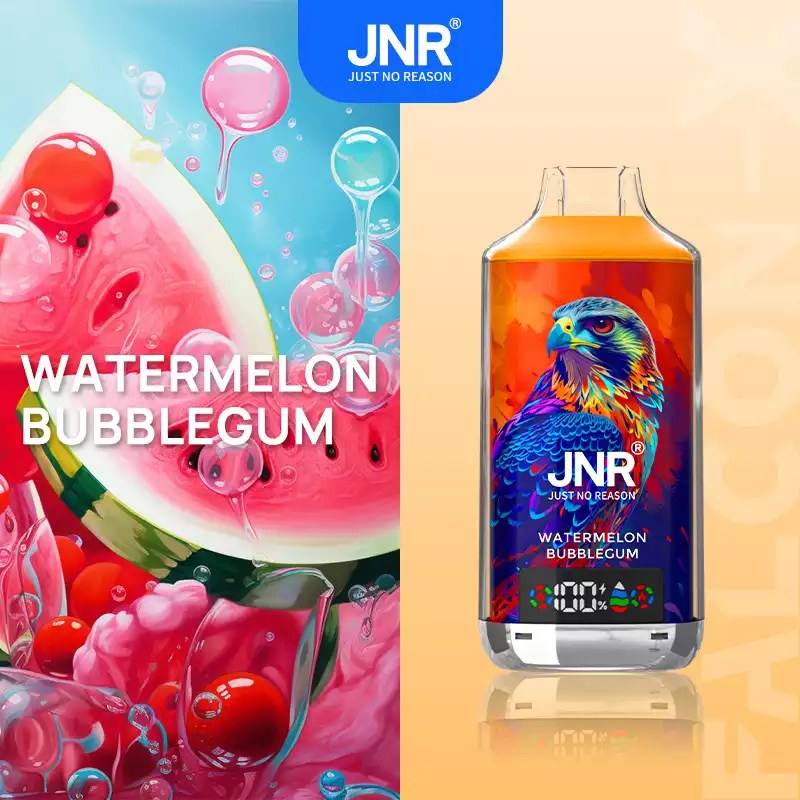 JNR 18000 18k Puffs Falcon X Vape Wholesale Price France Belgium Netherlands-950mAh Battery, 24ml E-liquid, Multiple Nicotine 28 Flavors