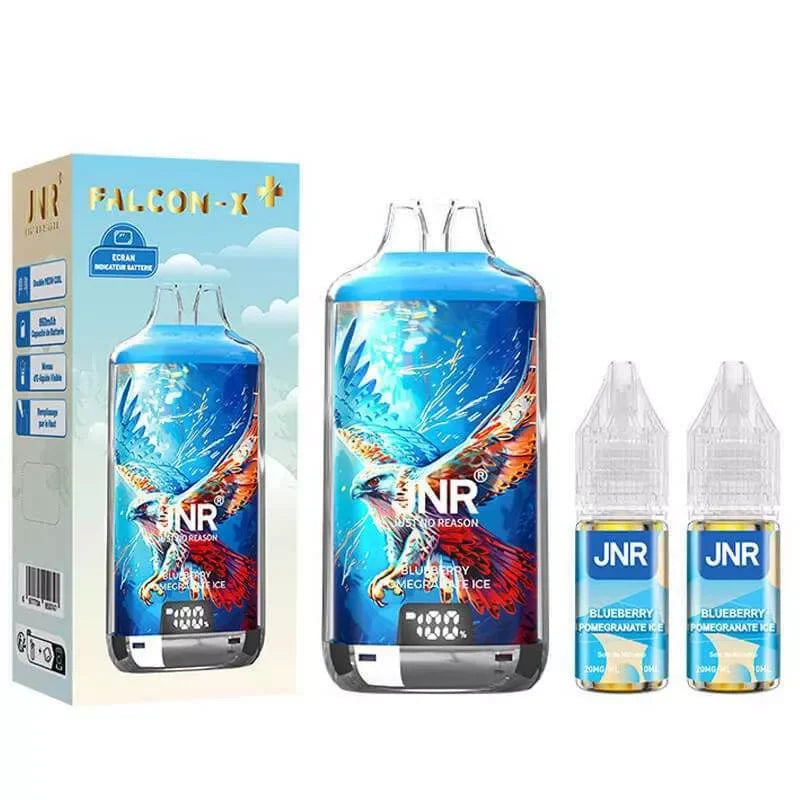JNR Falcon X 28000 Puffs Vape- 20ml E-liquid, Multiple Nicotine 10 Flavors