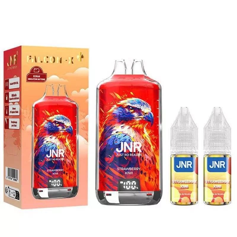 JNR Falcon X 28000 Puffs Vape- 20ml E-liquid, Multiple Nicotine 10 Flavors