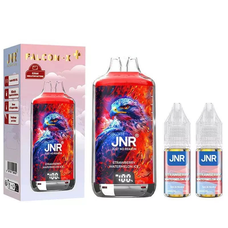 JNR Falcon X 28000 Puffs Vape- 20ml E-liquid, Multiple Nicotine 10 Flavors