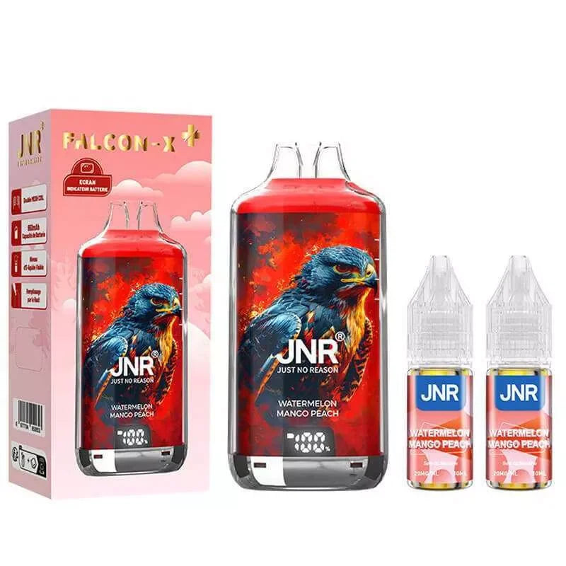 JNR Falcon X 28000 Puffs Vape- 20ml E-liquid, Multiple Nicotine 10 Flavors
