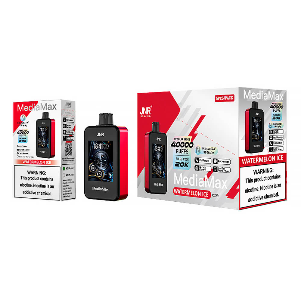 jnr mediamax 40k disposable vape JNR Vape MediaMax 40000 PUFF 40K Disposable Vape Pen E Cigarette Prefi – Naturevapeshop