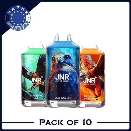 JNR Falcon 16000 Puffs Disposable Vape (Box of 10) 22ml 850mAh 28 Flavors