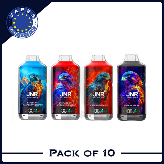 JNR 18000 Puffs Vape 18K Disposable Vape(Box of 10) Pen E Cigarette 24ml 950mAh 11 Flavors