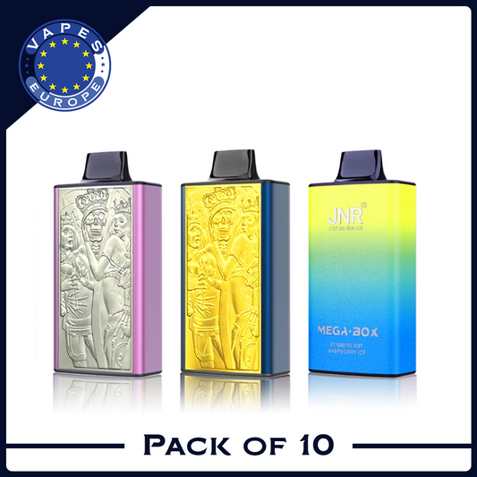 JNR Mega Box 25000 Puffs Disposable Vape (Box of 10) 20 Flavors
