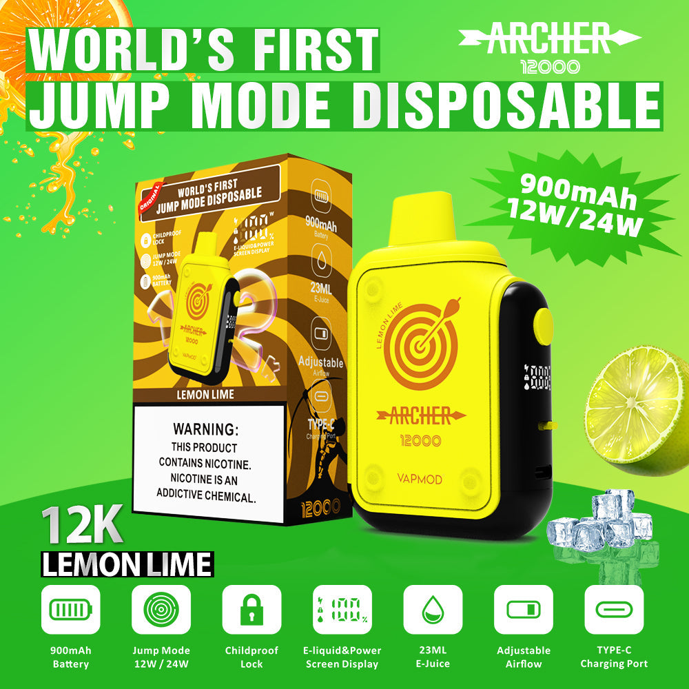 VAPMOD ARCHER 12000 Puffs Disposable Vape Wholesale