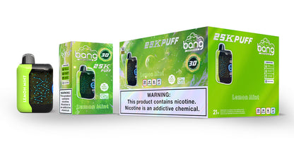 Bang Starry  25K Puffs Smart Full Screen Turn Ice Wholesale Disposable Vape Puff 36k Prefilled Pod