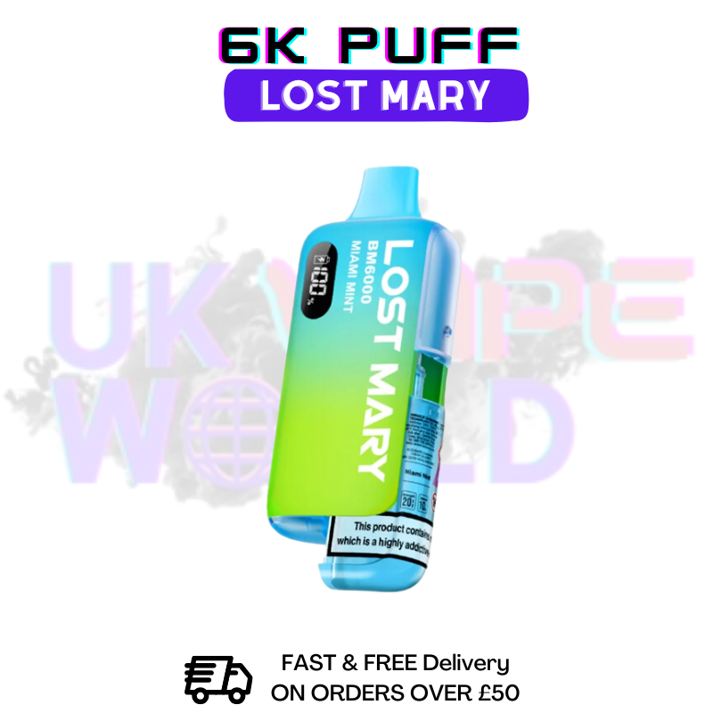 LOST MARY 6K Puff 6000 Refil Disposable Kit | Only £8
