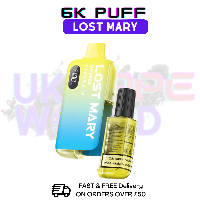 LOST MARY 6K Puff 6000 Refil Disposable Kit | Only £8