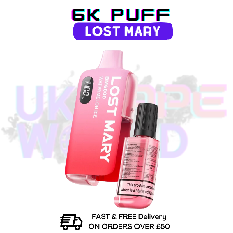 LOST MARY 6K Puff 6000 Refil Disposable Kit | Only £8