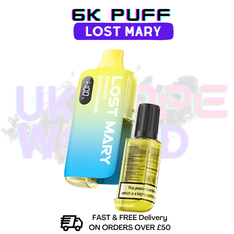 LOST MARY 6K Puff 6000 Refil Disposable Kit | Only £8