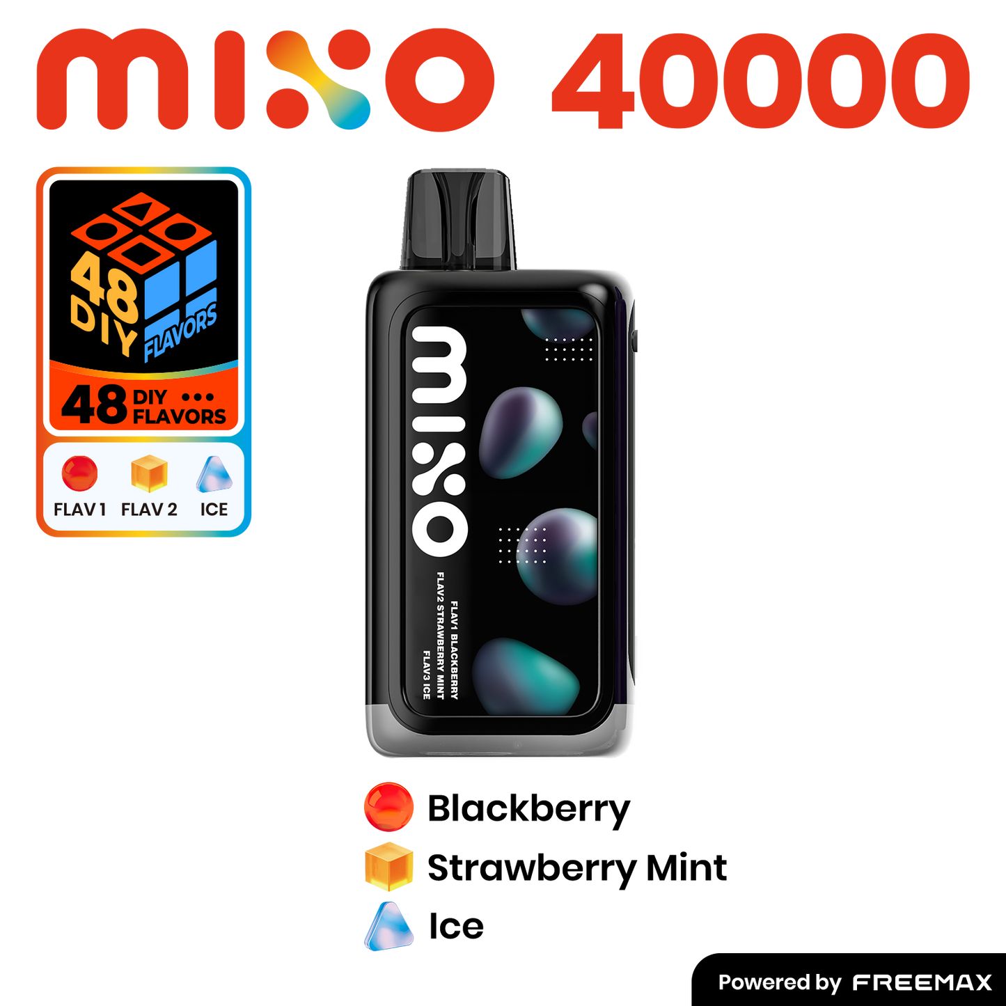 MIXO 40K by Freemax 3 Flavored Disposable