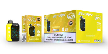 Bang Starry  25K Puffs Smart Full Screen Turn Ice Wholesale Disposable Vape Puff 36k Prefilled Pod