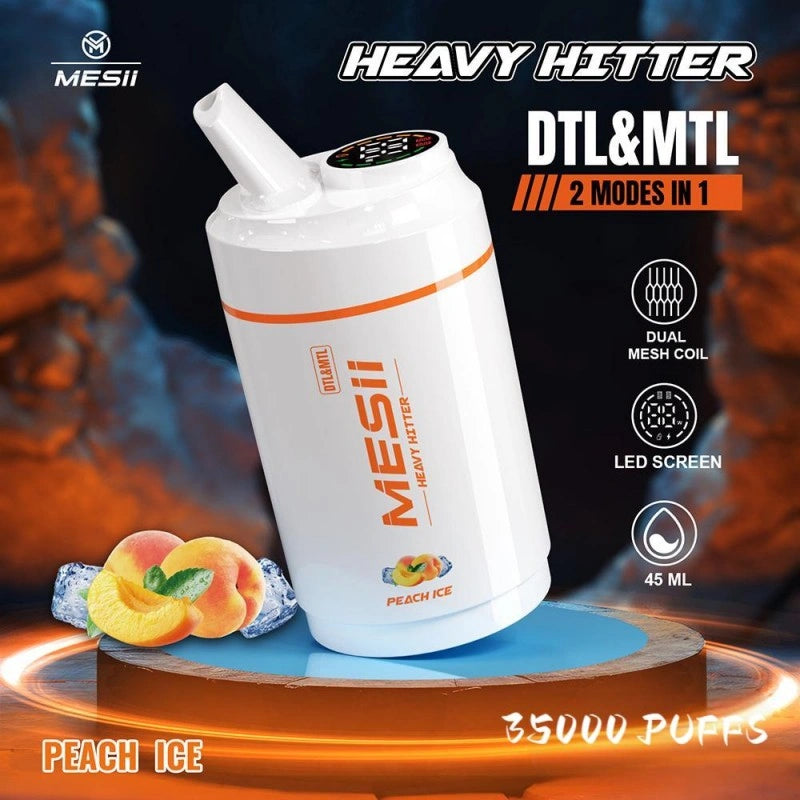 Mesii Shisha Heavy Hitter 50k Puffs Disposable Vape Discount Price