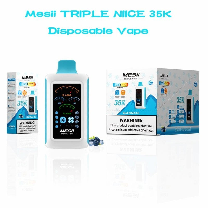 Mesii TRIPLE NIICE 35K (ICE+NICOTINE CONTROL) Best Price Discount Sale