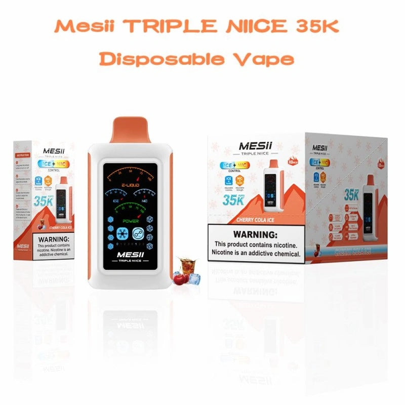 Mesii TRIPLE NIICE 35K (ICE+NICOTINE CONTROL) Best Price Discount Sale