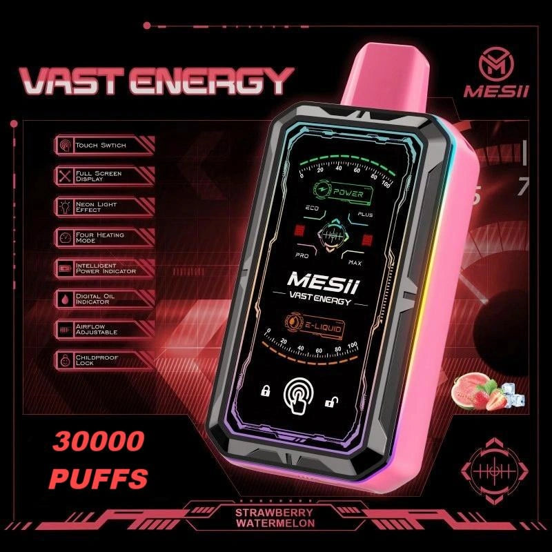 Mesii Vast Engergy 30000 Puffs 360°LED Light Bulk Price Top Sale
