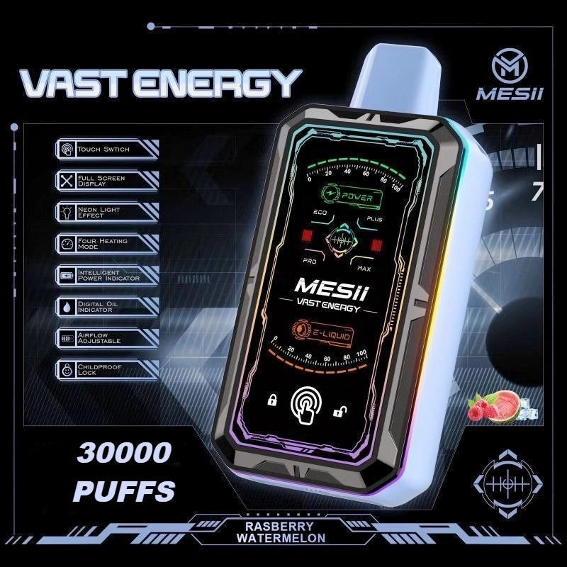 Mesii Vast Engergy 30000 Puffs 360°LED Light Bulk Price Top Sale